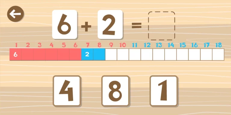 Juego KIDS'TABLE Addition-Operation interior