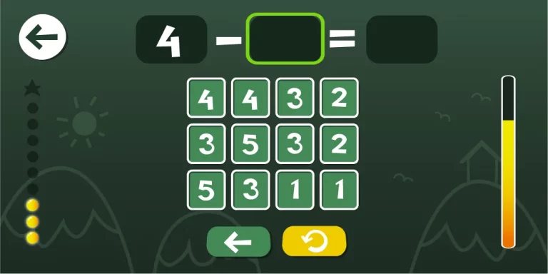 Juego KIDS'TABLE Substraction interior